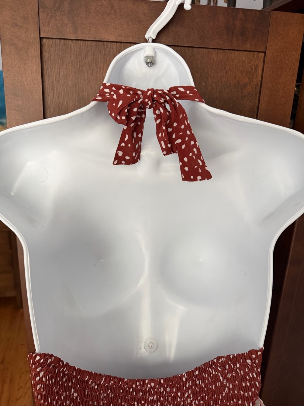 LaRoque Original Silk Halter Dot Dress - Picture 13 of 15